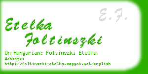 etelka foltinszki business card